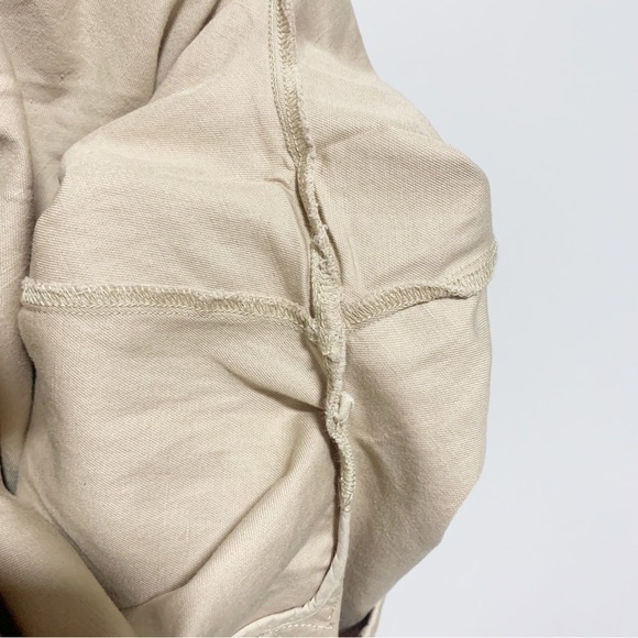Nwt Hudson North Linen Blend Everyday Taupe Color Pants Size M - Picture 9 of 9